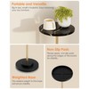 Round Side Table, Small Drink Table for Small Spaces, Modern