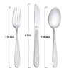 Dinner Forks, Spoons & Dinner knives Set, Food Grade Stainless