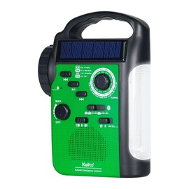 Kaito KA340 Bluetooth Lantern Flashlight with AM/FM NOAA Weather Radio Green