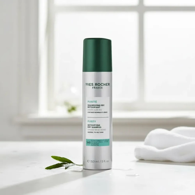 Shampoo En Seco Reduce Sebo Pureza Detox Yves Rocher 150ml