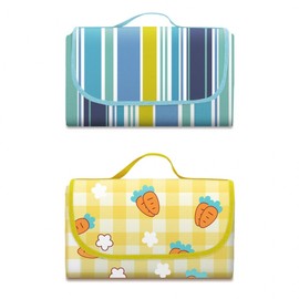 Waterproof Lightweight Large Portable Picnic Mat Picnic Mat Carrot Yellow/150 x 150cm