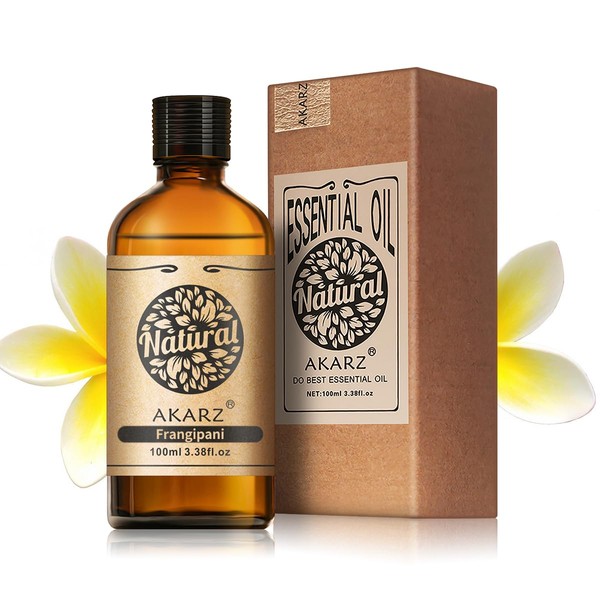 AKARZ 100ml Frangipani Essential Oil Natural Frangipani Oil Pure for