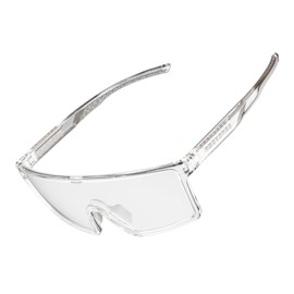 ROCKBROS Photochromic Cycling Glasses for Men - UV400 Bike Glasses with Auto-Tinting Lenses (Clear to Blue) - Lightweight Biking Sunglasses for Outdoor Sports - Anti-Slip & Removable Nose Pad