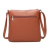 Women's Slim PU Leather Multi-Pockets Sling Messenger Handbag Shoulder Crossbody