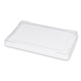 Akro-Mils 33061 Clear Snap On Plastic Lid for Akro-Mils 33162, 33164, 33165, 33166, 33168 Akro-Grid Storage Tote, (4-Pack)