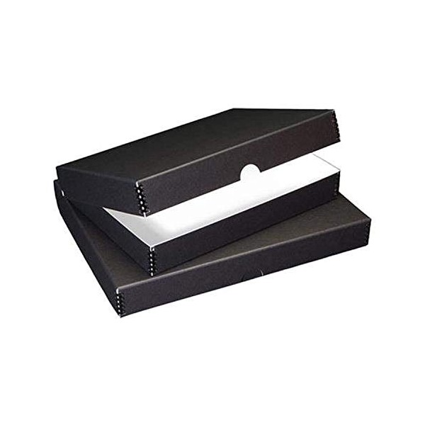 Lineco Archival Folio Storage Box. Metal Edge Archival Boxboard, Clamshell