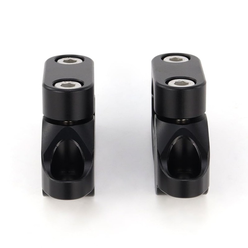 REARACE 7/8" 22mm Handlebar Risers Extension Mount Clamp for ATV/Dirt