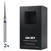 BESSIE Leabit diamond edge XF nail bit, 2 pieces, silver / BESSIE 리아비트 다이아 엣지 XF 네일비트, 2개, 실버