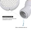 Raven R1510 PVC Termination Cap Mesh Screen Vent Cover, Furnace