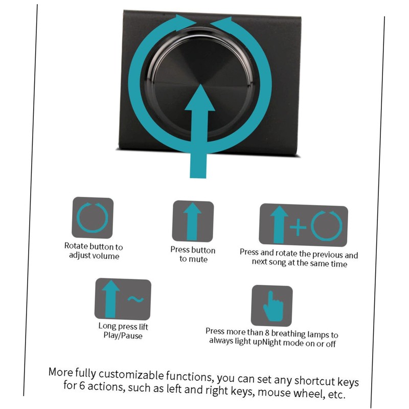 CIYODO USB Volume Control Knob with Mute Function Audio Controller