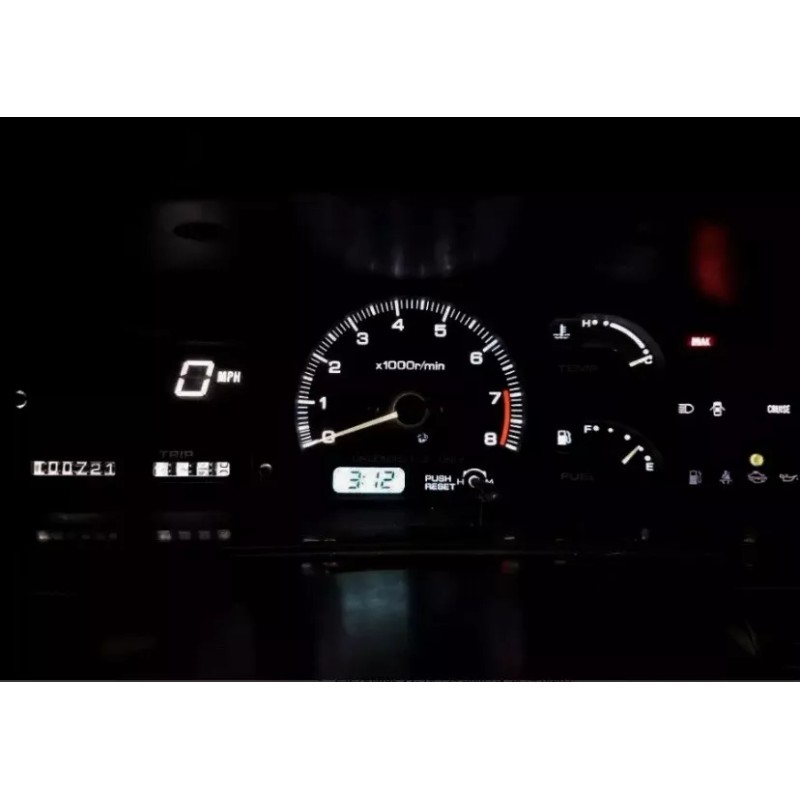 LED White Hud Cluster / Climate Control LED Bulb kit