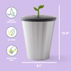 Chef'n 5269025 ECOCROCK COMPOST Papelera, 75 galones, acero gris