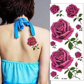 KING HORSE Tattoo Sticker Rose Rose-16 [Regular] - 7 Types (hm159)
