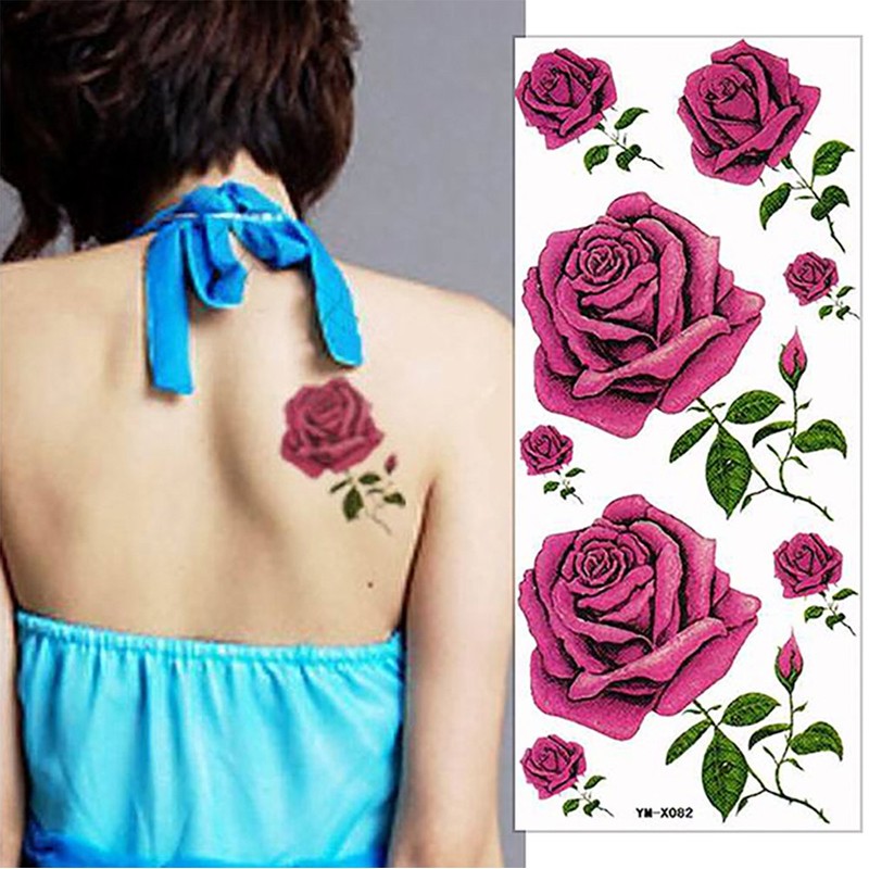 KING HORSE Tattoo Sticker Rose Rose-16 [Regular] - 7 Types
