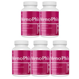 justripenutrition MenoPhix - Hormonal Balance Supplement, Wellness Support - 5 Bottles