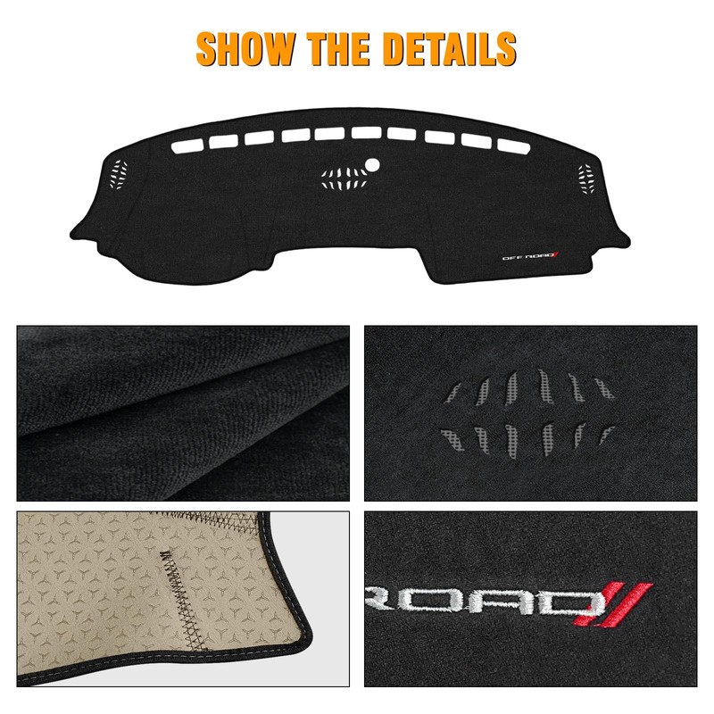 Dashboard Cover for Dodge RAM 1500/2500/3500 2019-2022 2023 2024 2025,
