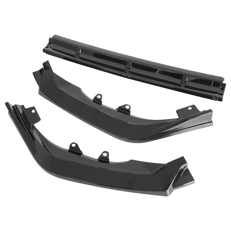 MotorFansClub 3pcs Front Bumper Lip Splitter Fit for Honda Civic