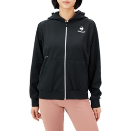 Le Coq Sportif Women's Jersey, Fleece Lined, Training, Windproof, Thermal, Stretch, Black