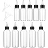 Luxshiny Mini Squeeze Bottle10PCS Sauce Bottle with Pointed Tip Clear