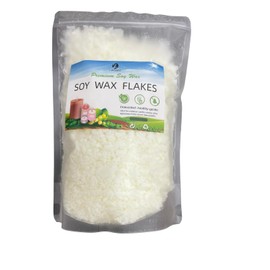 Lumispace 100% Natural Soy Wax Flakes for Candle Making,Farm-Sourced, No Additives, Eco-Friendly, Clean Burning, DIY Candle Supplies, Safe and Pure, 0.5 LBS