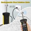 AOPUTTRIVER Pinless Moisture Meter, Wood Moisture Meter for Walls, Wood,