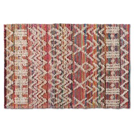 Baxton Studio Graydon Modern and Contemporary Multi-Colored Handwoven Fabric Blend Area Rug