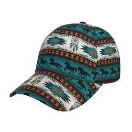 Native American Pattern Hats for Women Men Native Baseball hat American Adjustable Trucker Baseball Cap Hat