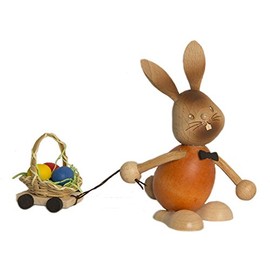 Drechslerei Kuhnert - Easter Decoration / Easter Bunny - Stupsi Rabbit - Wooden - Made in Germany