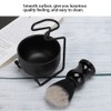 3Pcs Set Professional Men Beard Shaving Tool Stand Holder Hair