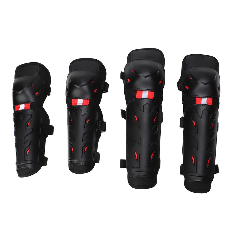 4PCS Knee Pads Elbow Pads Night Luminous Knee Protective Gear