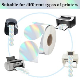 Direct Thermal Labels - Heart Watercolor Small Business Stickers, 2 Inch Multi-Purpose, Inventory, Color Coding, Address, Name Tag - 500 Pcs/Roll