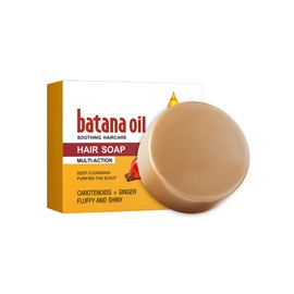 Batana Oil Hair Soap Bar, 100g Tiefenreinigendes Shampoo Bar Anti Haarausfall & Haarwachstum Hair Darkening Shampoo Gegen Graue Haare, Effiziente Reinigung Und Vorbeugung Von Haarausfall