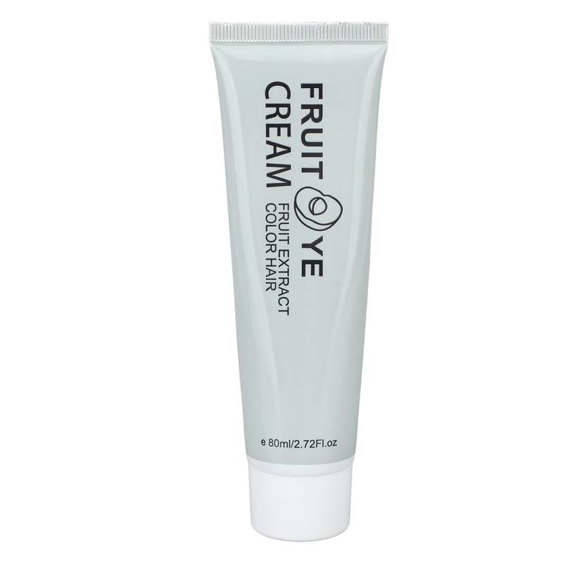 2pcs Plant Fruit Hair Dye Cream Gray Hair Coverage Long
