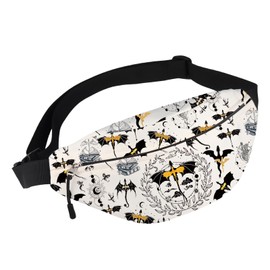 G2TUP 4th Wing Waist Bag Dragon Rider Fans Gift 4th Wing Book Lover Fanny Pack Bookish Merchandise (4 Dragon WB)