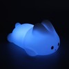 Cute Rabbit Night Light High Sensitivity Bunny Lamp Silicone Dimmable