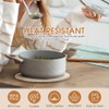 Chamgeco 10-Inch Woven Table Mats Placemats Trivets, 4PCS Heat-Resistant Cotton