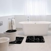 COCIVIVRE 3 Pieces Bath Mat Sets, Toilet Mats, Non-Slip, Water