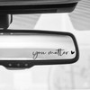 WCDHOR 2 x You Matter Rearview Mirror Decal Water Bottle
