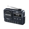 FM Portable Radio Personal Radio with Rechargeable Battery,Loud Speakers,Includes 3.5mm
