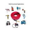SYXQT Polyurethane(PU) 1/4-Inch x 100FT Reinforced, Air Hose with 1/4”