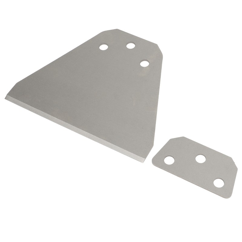 6in Floor Scraper Bit Spring Steel Round Shank 2 Grooves