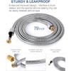 Xixitaihao Shower Hose 1.5 m Stainless Steel Chrome Anti Twist