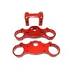 TC-Motor Red CNC Aluminum 45/48-22mm Triple Clamp Set For Pit