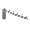 JQK Folding Clothes Hanger Rack, Stainless Steel Swing Arm Hook