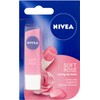 Nivea Caring Lip Balm, 4.8 g, Soft Rose, Pack of