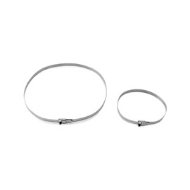 QWORK CV Boot Clamp, 20 Pack 304 Stainless Steel Universal Adjustable Drive Shaft CV Guide Clamp, 1.8" - 3.2", 1.8" - 5.6"