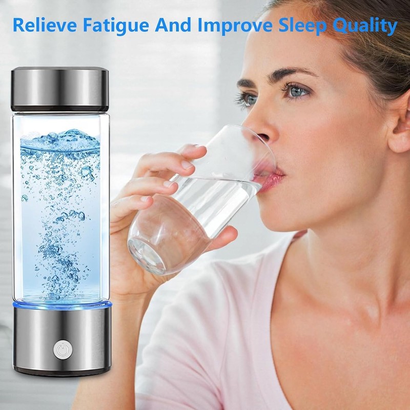 Portable Hydrogen Water Bottle, On-The-Go Personal Hydrogen Generator, Enjoy Wellness