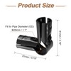 uxcell 2 Pcs 90 Degree Structural Pipe Connector, 1-1/8" 3-way