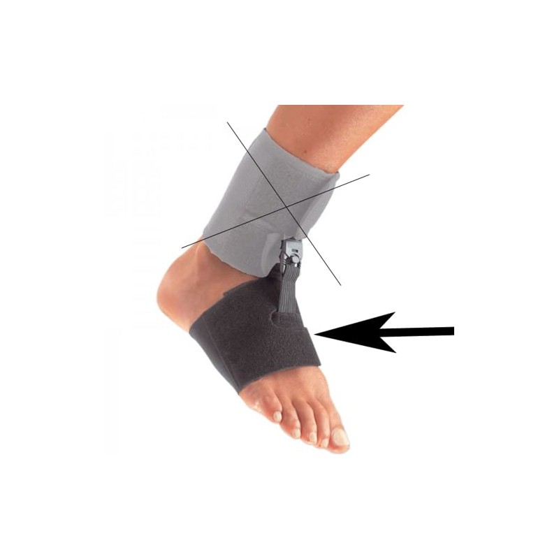 Sporlastic Foot-Up 27810 Barefoot Foot Lifter, Size 4, Black, 343