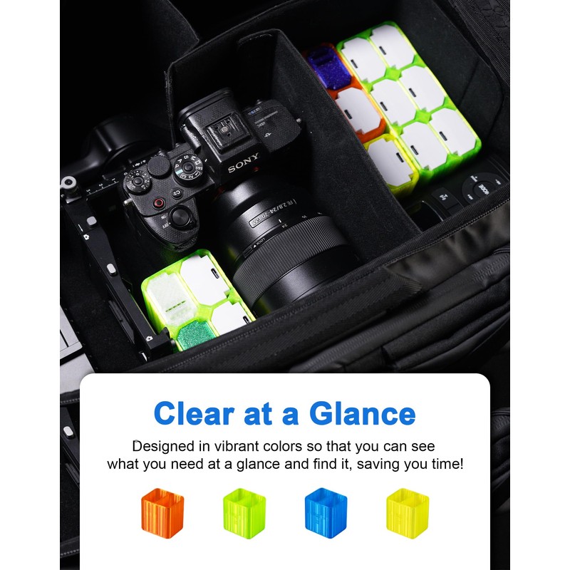 Selens TPU Air Bladder NP-FZ100 Camera Battery Case Bag Box